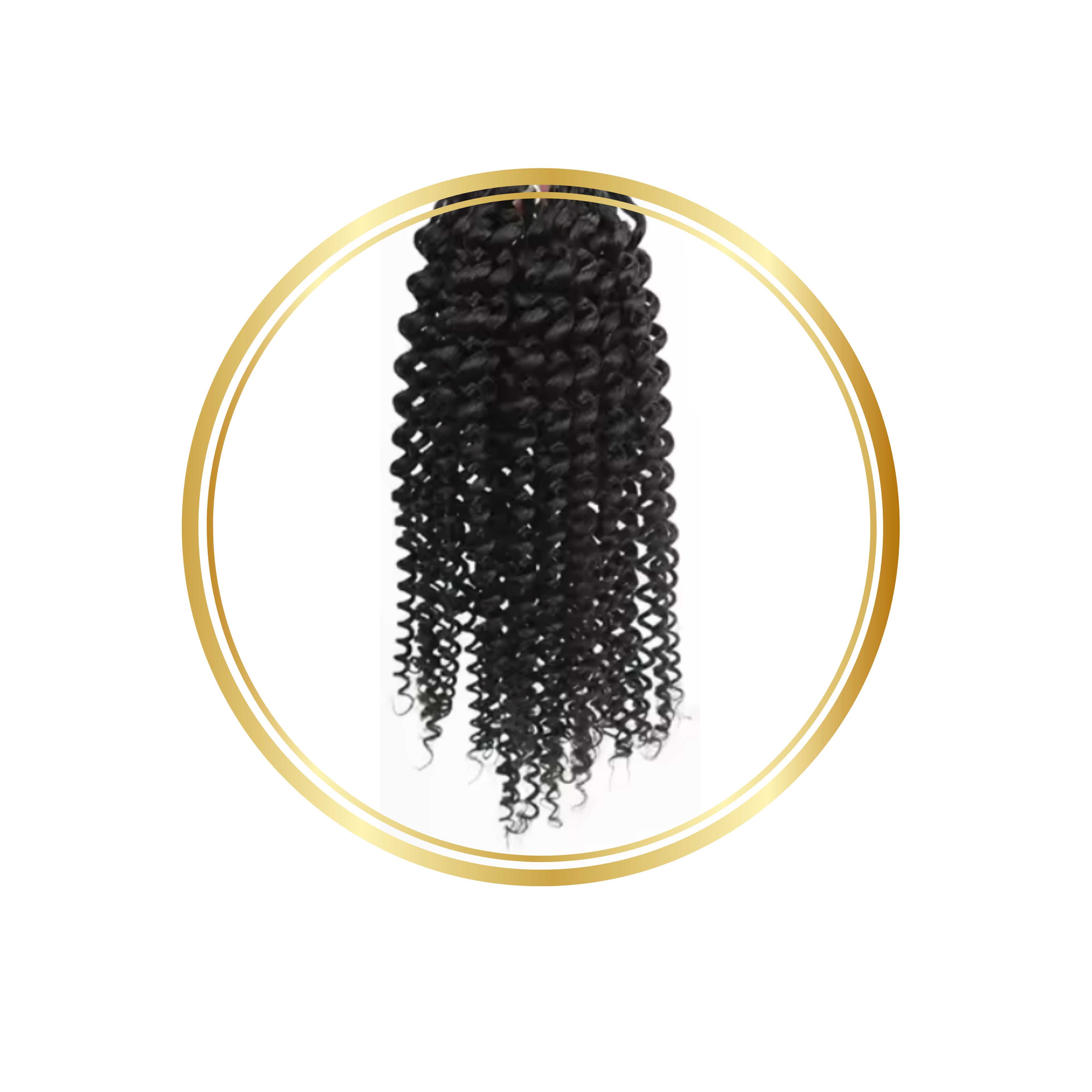 Natural Black Passion Twist Feather Crochet Remy Human Hair Extensions