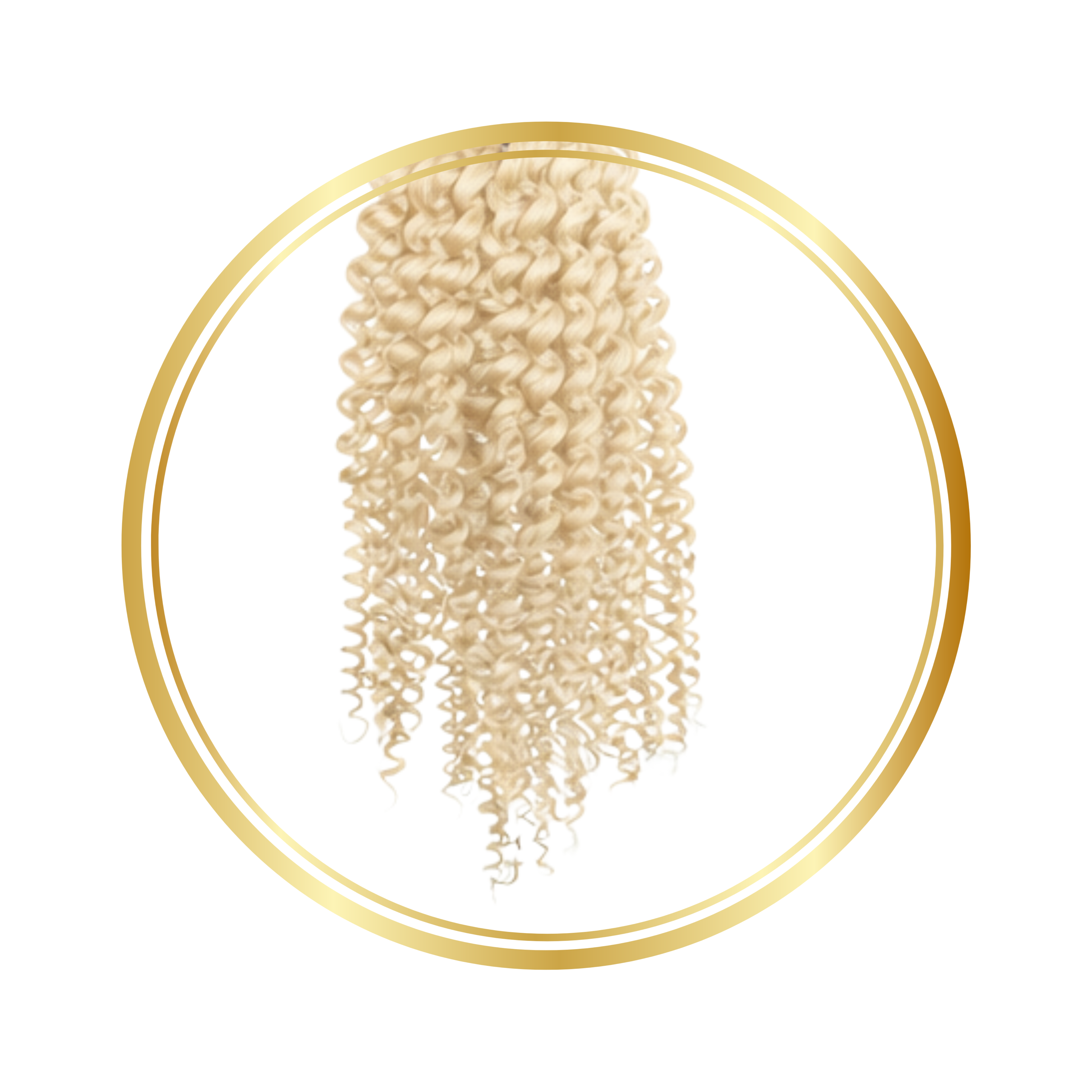 Platinum Blond Passion Twist Feather Crochet Remy Human Hair Extensions