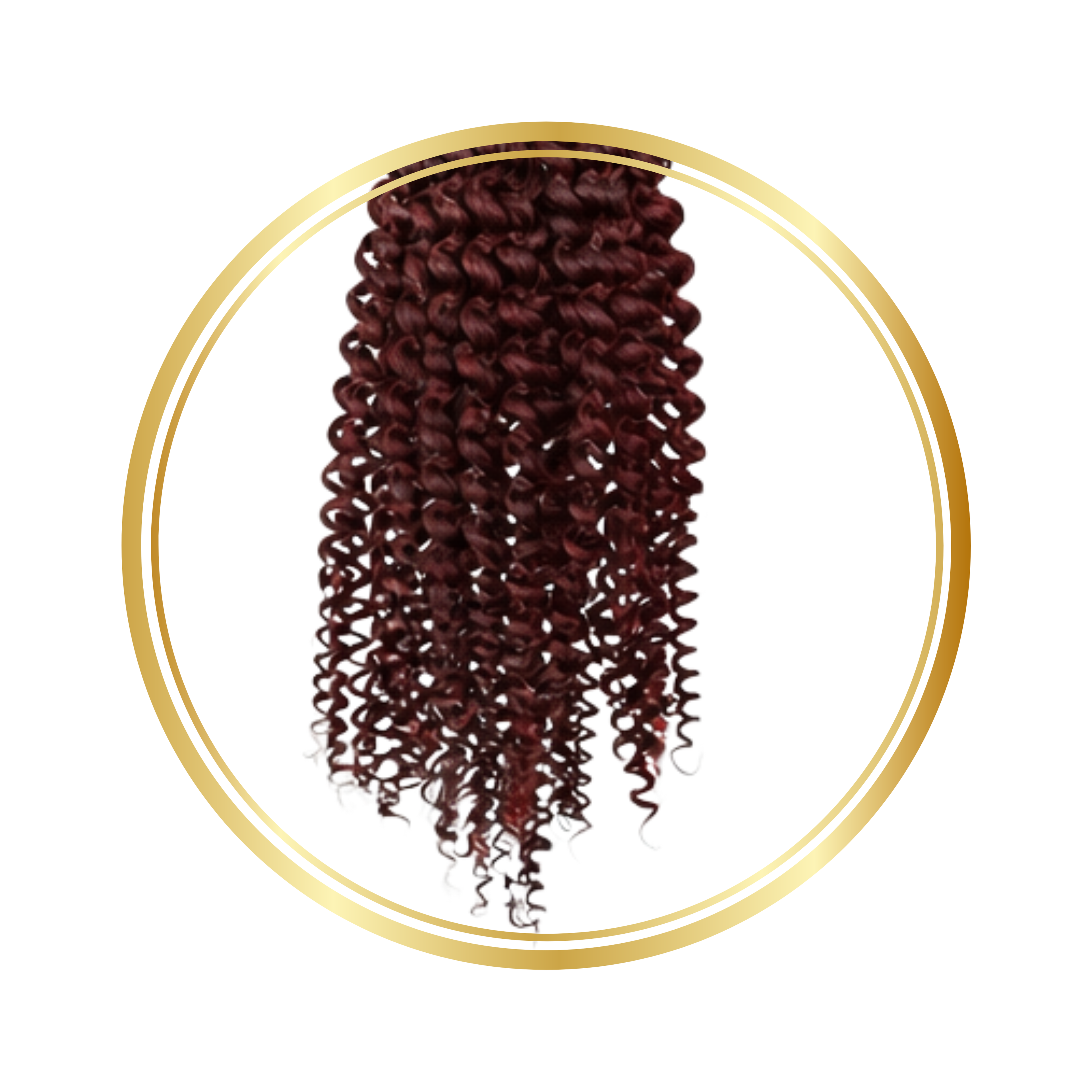 Burgundy Passion Twist Feather Crochet Remy Human Hair Extensions