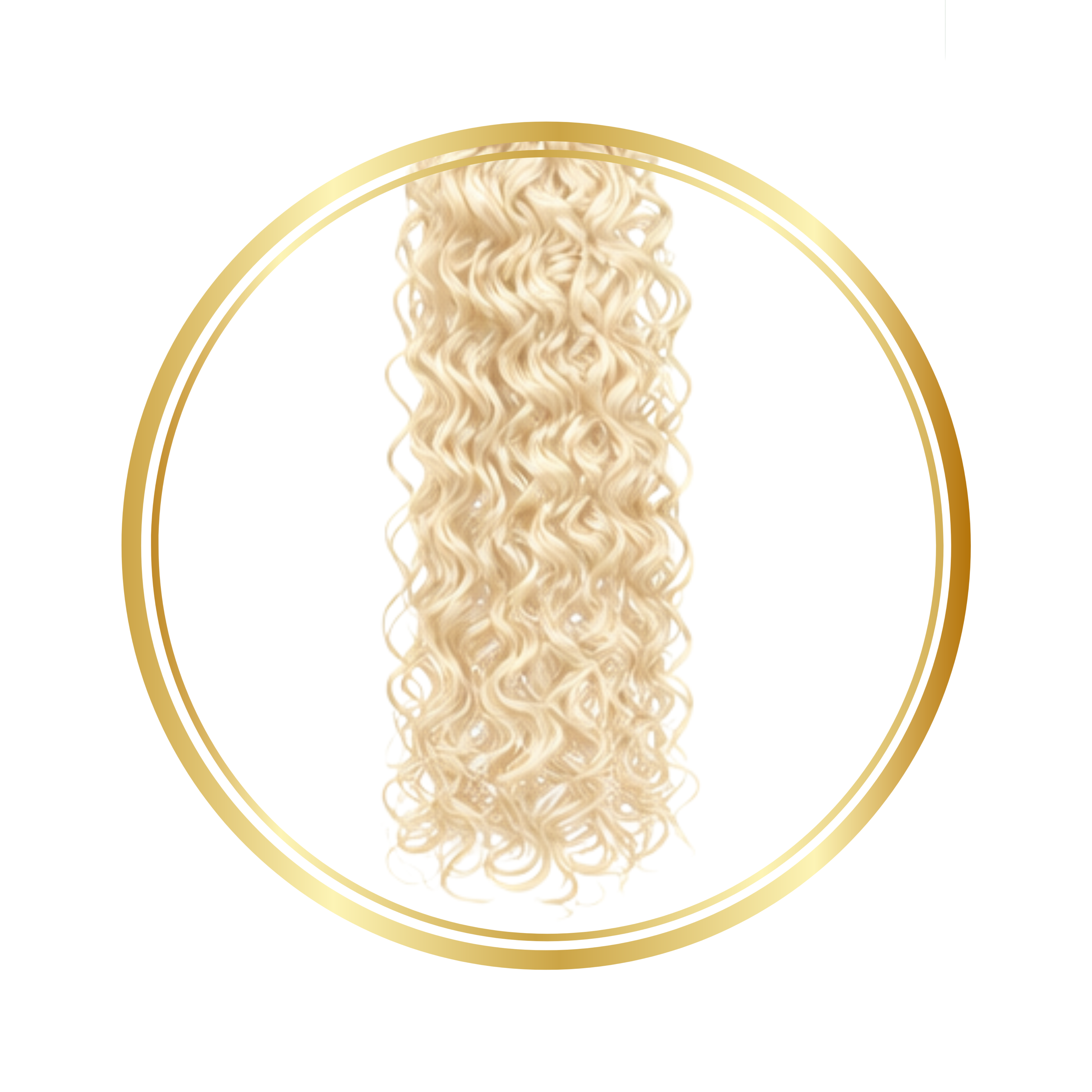 Platinum Blonde Deep Wave Feather Crochet Remy Human Hair Extensions